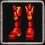 Red Rogue Chitin Armor Boots (+6)                 