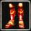 Red Chitin Armor Boots (+1)